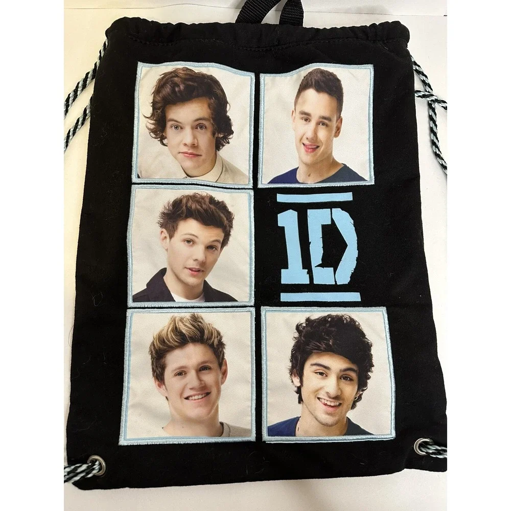 One‎ Direction 1D Drawstring Backpack RARE 2014 16